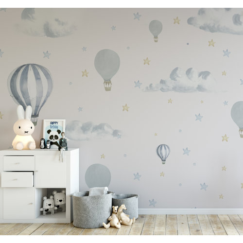 wallpaew Air Balloons Wall Mural Kids Room Wallpaper Wayfair